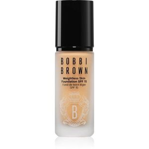 Bobbi Brown Weightless Skin Foundation SPF 15 Mini tartós matt alapozó hidratáló hatással árnyalat Warm Honey 13 ml kép