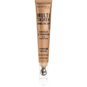 Rimmel Multi-Tasker Wake Me Up alapozó és korrektor az élénk bőrért árnyalat 60 Light Honey 20 ml kép