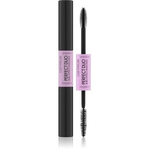 Catrice Perfect Duo XXL Effect dúsító és hosszabbító szempillaspirál 2 az 1-ben árnyalat Black 8 ml kép