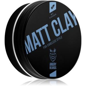 Angry Beards Mitch Buchannon Matt Clay formázó agyag hajra mattító hatással 100 g kép