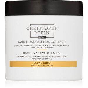 Christophe Robin Shade Variation Mask tápláló krémmaszk hajra árnyalat Golden Blond 250 ml kép