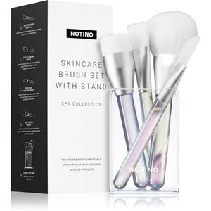 Notino Spa Collection Skincare brush set with stand arcápoló ecsetszett kép