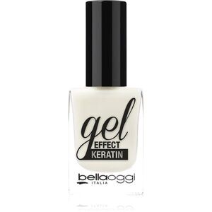 bellaoggi Gel Effect Keratin Nail Polish körömlakk árnyalat Milky White 10 ml kép