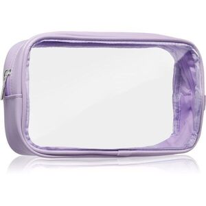 Notino Travel Collection Medium Clear Organizer átlátszó kozmetikai táska M Purple 24x12, 5x5 cm 1 db kép