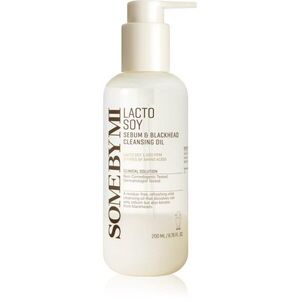 Some By Mi Lacto Soy Sebum & Blackhead Cleansing Oil gyengéden tisztító olaj az érzékeny arcbőrre 200 ml kép