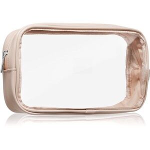 Notino Travel Collection Medium Clear Organizer átlátszó kozmetikai táska M Beige 24x12, 5x5 cm 1 db kép