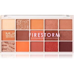 MUA Makeup Academy Eyeshadow Collection 15 Shade Palette szemhéjfesték paletta árnyalat Firestorm 12 g kép