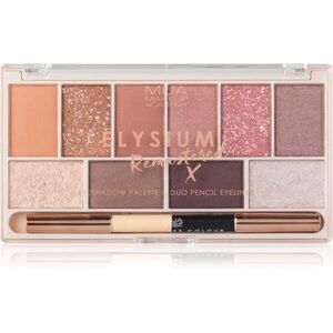 MUA Makeup Academy Elysium Remastered 10 színt tartalmazó szemhéjfesték paletta duo 17 g kép