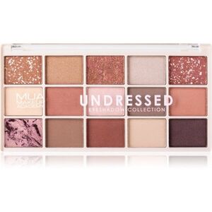 MUA Makeup Academy Eyeshadow Collection 15 Shade Palette szemhéjfesték paletta árnyalat Undressed 12 g kép