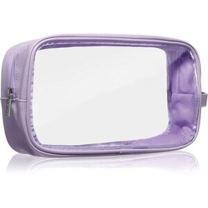 Notino Travel Collection Large Clear Organizer átlátszó kozmetikai táska L Purple 1 db kép
