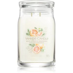Yankee Candle White Spruce & Grapefruit illatgyertya 567 g kép