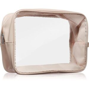 Notino Travel Collection Extra Large Clear Organizer átlátszó kozmetikai táska XL Beige 27, 5x20x12, 5 cm 1 db kép
