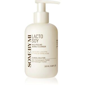 Some By Mi Lacto Soy Mild Bubble Peeling Cleanser finoman tisztító peeling az érzékeny arcbőrre 180 ml kép