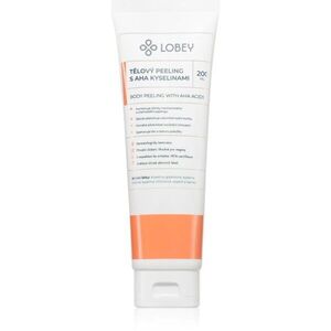 Lobey Body Care Tělový peeling s AHA kyselinami testpeeling A.H.A.-val (Alpha Hydroxy Acids) 200 ml kép