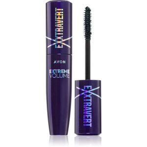 Avon Exxtravert Extreme Volume vízálló szempillaspirál a hosszú és dús pillákért árnyalat Blackest Black 9.5 ml kép