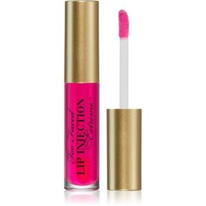 Too Faced Lip Injection Extreme Lip Plumper Travel Size hidratáló ajakfény nagyobbító hatás árnyalat Bubblegum Yum 2.8 g kép