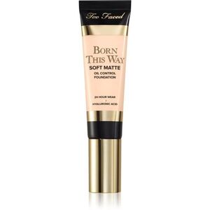Too Faced Born This Way Soft Matte Foundation mattító make-up árnyalat Swan 30 ml kép