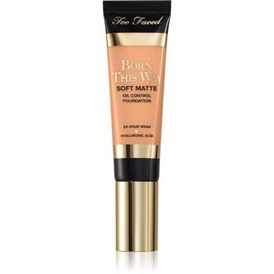 Too Faced Born This Way Soft Matte Foundation mattító make-up árnyalat Warm Nude 30 ml kép
