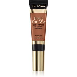 Too Faced Born This Way Soft Matte Foundation mattító make-up árnyalat Mocha 30 ml kép