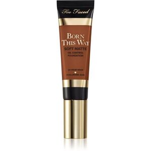 Too Faced Born This Way Soft Matte Foundation mattító make-up árnyalat Chestnut 30 ml kép