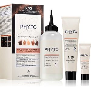 Phyto Color hajfesték ammónia nélkül árnyalat 5.35 Chocolate light Brown 1 db kép