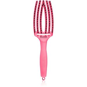 Olivia Garden Fingerbrush L´amour lapos kefe hajra Hot Pink 1 db kép