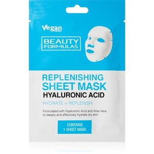 Beauty Formulas Hyaluronic Acid tápláló gézmaszk 1 db kép