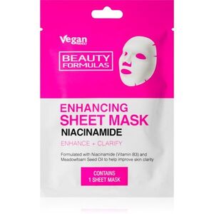 Beauty Formulas Niacinamide tápláló gézmaszk 1 db kép