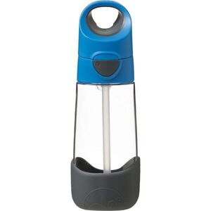 b.box Bottle with Straw kulacs szívószállal Blue Gray 1 db kép
