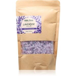 Folk & Flora Lavender relaxációs fürdősó 500 g kép