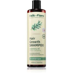 Folk & Flora Verbena hidratáló sampon a haj növekedésének elősegítésére 400 ml kép