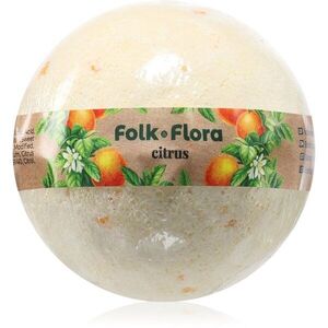 Folk & Flora Citrus fürdőgolyó frissítő hatással 130 g kép