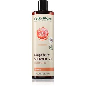 Folk & Flora Grapefruit felfrissítő tusfürdő gél 400 ml kép
