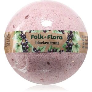 Folk & Flora Blackcurrant fürdőgolyó frissítő hatással 130 g kép