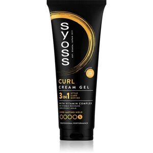 Syoss Curl Cream Gel formázó krém a hullámok kiemelésére géles textúrájú 250 ml kép