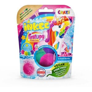 Craze INKEE Unicorn fürdőgolyó gyermekeknek 4x50 g kép
