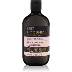 Baylis & Harding Goodness Rose & Geranium habfürdő virág illattal 500 ml kép