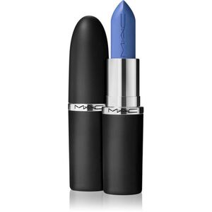 MAC Cosmetics MACximal Sleek Satin Lipstick hidratáló krém rúzs árnyalat Tilted Denim 3.5 g kép