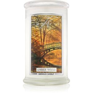 Kringle Candle Amber Wood illatgyertya 624 g kép