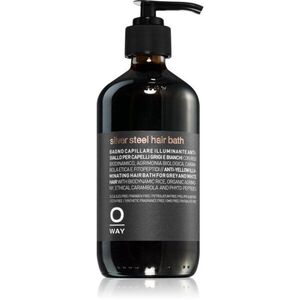 Oway Silver Steel lila sampon semlegesíti a sárgás tónusokat 240 ml kép