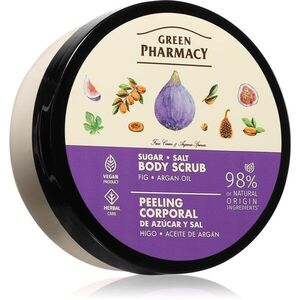 Green Pharmacy Argan Body Scrub cukros test peeling 200 ml kép