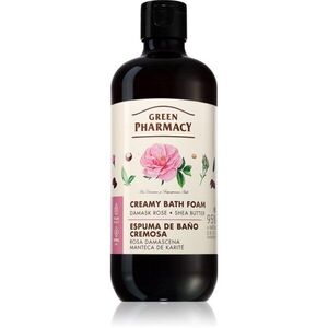 Green Pharmacy Damask Rose & Shea Butter Bath Foam krémes fürdőhab bambuszvajjal 500 ml kép