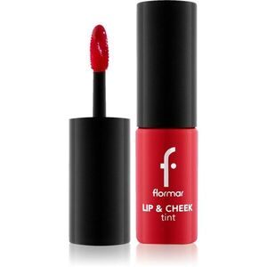 flormar Lip & Cheek Tint folyékony arcpirosító az arcra és a szájra árnyalat 001 Scarlet Ruby 6.7 ml kép