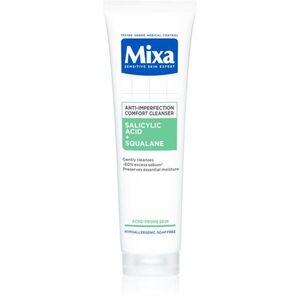 Mixa Anti-Imperfection Comfort Cleanser tisztító gél az arcbőrre a pattanásos bőr hibáira 150 ml kép