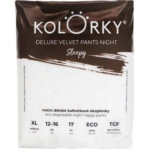 Kolorky Deluxe Velvet Pants Night Sleepy eldobható nadrágpelenkák éjszakára XL 12-16 kg 17 db kép
