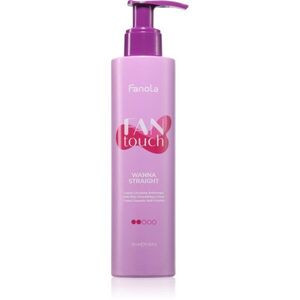 Fanola FAN touch Wanna Straight simító hajkrém töredezés ellen 200 ml kép