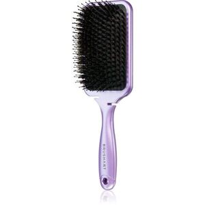 BrushArt Hair Boar bristle paddle hairbrush hajkefe vaddisznó sörtékkel Metallic Lilac 1 db kép