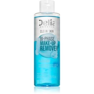 Delia Cosmetics Clean Skin kétfázisú sminklemosó az arcra és a szem környékére 200 ml kép
