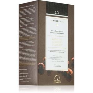 Korres Argan Oil tartós hajfesték Argán olajjal árnyalat 3.0 Dark Brown 50 ml kép