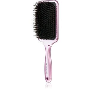 BrushArt Hair Boar bristle paddle hairbrush hajkefe vaddisznó sörtékkel Metalic Pink 1 db kép